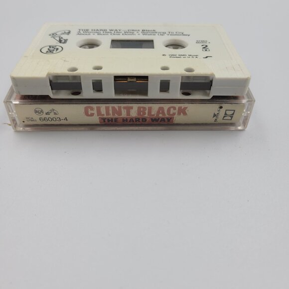 Clint Black The Hard Way Cassette Tape 1992 RCA Tested Works - Picture 9 of 9